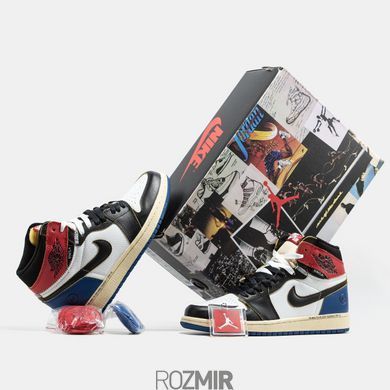Кросівки Fragment Design x Union LA x Air Jordan 1 Retro High OG 'Varsity Red'