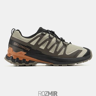 Мужские кроссовки Salomon XA PRO 3D V9 Gore-Tex Термо "Natural/Black/Sugar Almond/Orange"