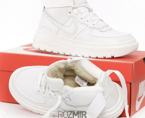 Зимние кроссовки Nike Air Force 1 Gore-Tex Boot "White" с мехом