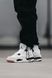 Кросівки Nike Air Jordan 4 Retro "White/Black-Gum"