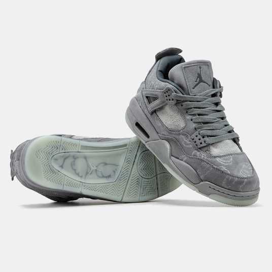 Кроссовки Air Jordan 4 Retro “Kaws” Cool Grey/White Серый 930155
