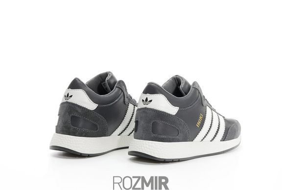 Зимние кроссовки adidas Iniki Winter "Grey/White" с мехом