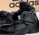 Зимние высокие кроссовки adidas Yeezy Boost 500 Mid Winter Fur "Utility Black" с мехом