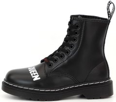 Зимові черевики Dr. Martens 1460 Sex Pistols "Black" з хутром