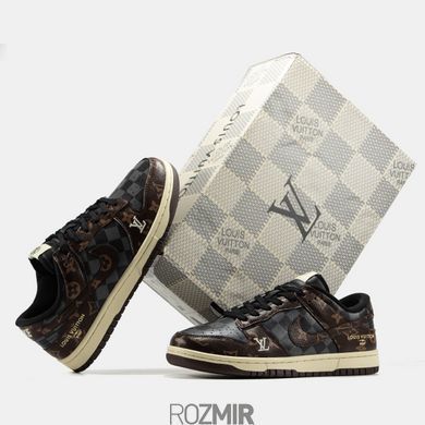 Кроссовки Nike SB Dunk Low x Louis Vuitton "Brown/Beige/Gray"