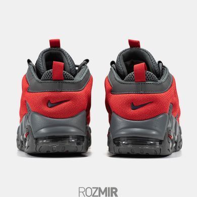Мужские кроссовки Nike Air More Uptempo Low "Dark Grey/Red"
