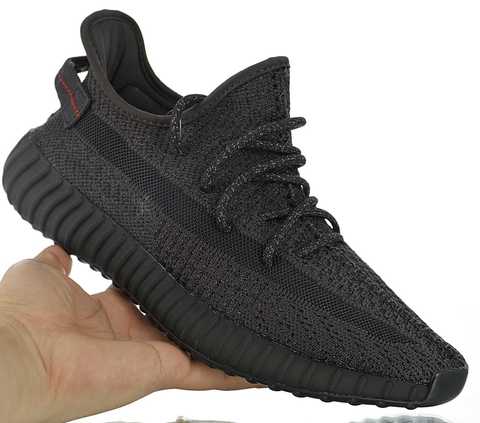 Yeezy reflective black on sale stockx