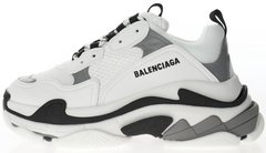 Женские кроссовки Balenciaga Triple S "White/Grey", 40