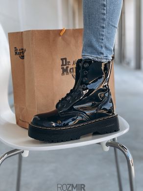 Лакированные ботинки Dr. Martens Jadon Patent "Black" без меха