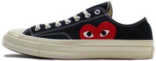 Кеды Comme des Garçons Play x Converse Chuck 70 Low "Black"