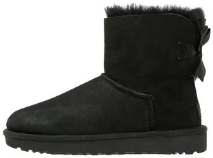 Жіночі уггі UGG Mini Bailey Bow II "Black"