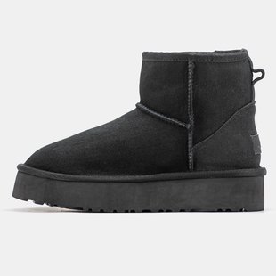 Угги UGG Classic Mini Platform "Black" 2.0