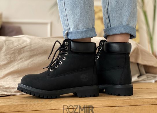Ботинки Timberland 6 Inch Premium Waterproof "Black" без меха