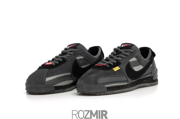 Кроссовки Union x Nike Cortez "Black/Grey"