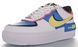 Кроссовки Nike Air Force 1 Shadow "White/Blue Pink Yellow"
