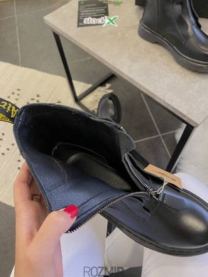 Женские ботинки Dr. Martens 1460 Zipper MONO "Black"
