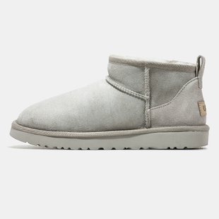 Женские угги UGG Classic Ultra Mini "Light Grey"