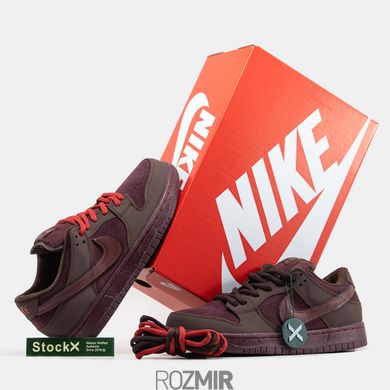 Кроссовки Nike SB Dunk Low Burgundy Crush / Dark Team Red