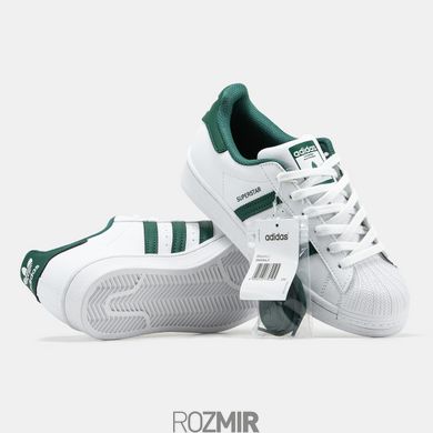 Кросівки adidas Superstar "White/Green"