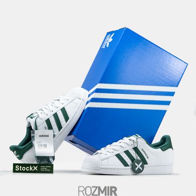 Кросівки adidas Superstar "White/Green"