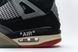 Кросівки OFF White x Air Jordan 4 Retro Bred "Black"