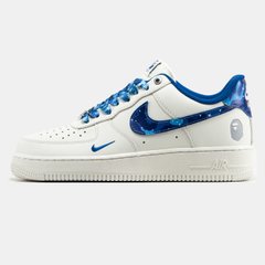 Кроссовки Nike Air Force 1 Low x BAPE "White/Blue"