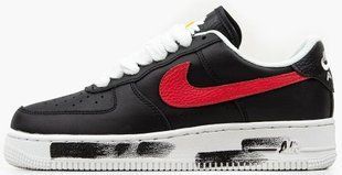 Кроссовки Nike Air Force 1 Low G-Dragon Peaceminusone Para-Noise "Black/White-Red"