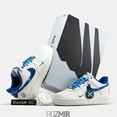 Кроссовки Nike Air Force 1 Low x BAPE "White/Blue"