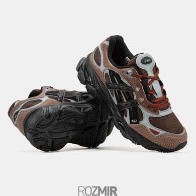 Мужские кроссовки Asics Gel-NYC 2.0 x Hal Studio "Brown/Gray/Red/Black"