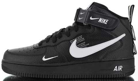 nike air force 1 lv8 mid black