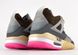 Кросівки OFF-WHITE x Air Jordan 4 Retro "Grey/Brown-Pink"