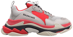 Жіночі кросівки Balenciaga Triple S "Red/Grey/White"