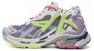 Жіночі кросівки Balenciaga Runner White Yellow Purple