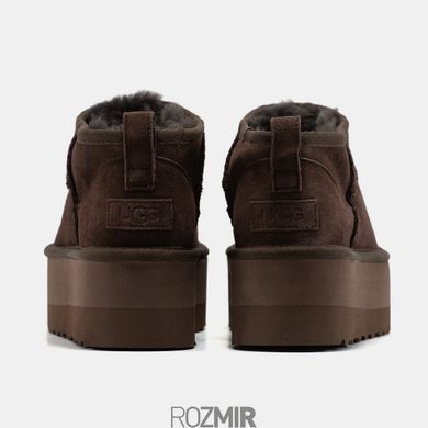 Угги UGG Classic Ultra Mini Platform "Brown"