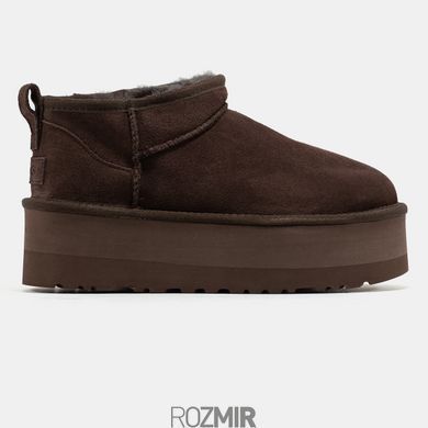 Угги UGG Classic Ultra Mini Platform "Brown"