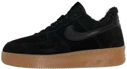 Nike air force store black and gum