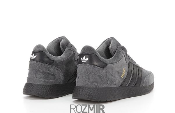 Зимові кросівки adidas Iniki Winter "Grey/Black" з хутром