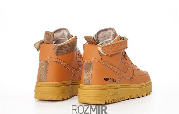 Зимові кросівки Nike Air Force 1 Gore-Tex Boot "Chestnut" з хутром