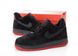 Зимові кросівки Nike Air Force 1 Low "Black/Red" з хутром