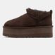 Угги UGG Classic Ultra Mini Platform "Brown"