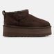 Угги UGG Classic Ultra Mini Platform "Brown"