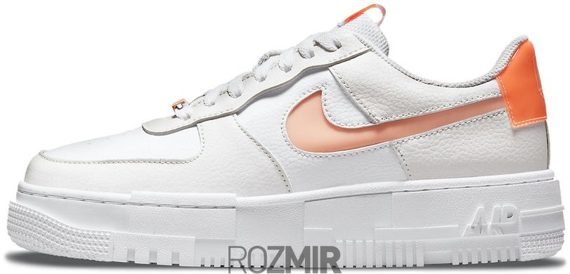 Кроссовки Nike Air Force 1 Pixel "White/Orange"