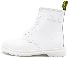 Зимние ботинки Dr. Martens 1460 8-Eye Boot White Smooth Mono с мехом