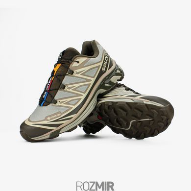 Кросівки Salomon XT-6 Soft Ground Gore-Tex Beige/Dark Brown
