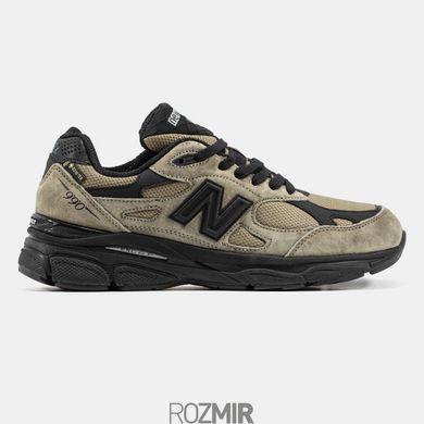 Мужские кроссовки New Balance 990 Gore-Tex Термо "Brown/Black"