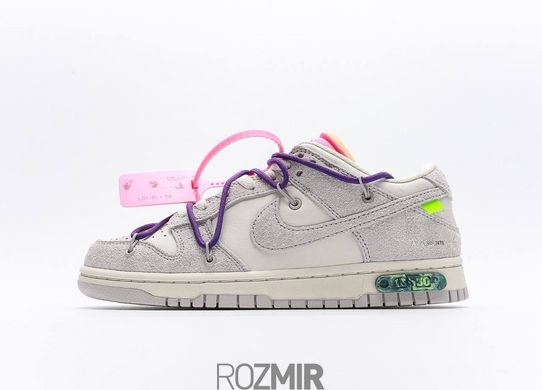 Кроссовки Nike Dunk Low Off-White Lot 15