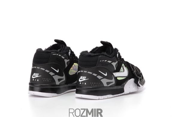 Зимові чоловічі кросівки Nike Air Trainer 1 SP Winter Black З ХУТРОМ