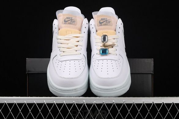 Женские кроссовки Nike Air Force 1 '07 LX Bling "White / Summit White / White Onyx"