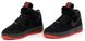 Чоловічі кросівки Nike Air Force 1 High Suede "Black/Red"