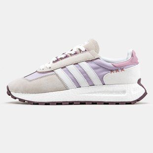 Женские кроссовки adidas Retropy E5 Off White Light Purple